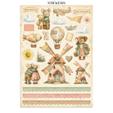 Stamperia Cozy Family Junk Journal Stickers, Backgrounds, Cut-Outs - SBJK32