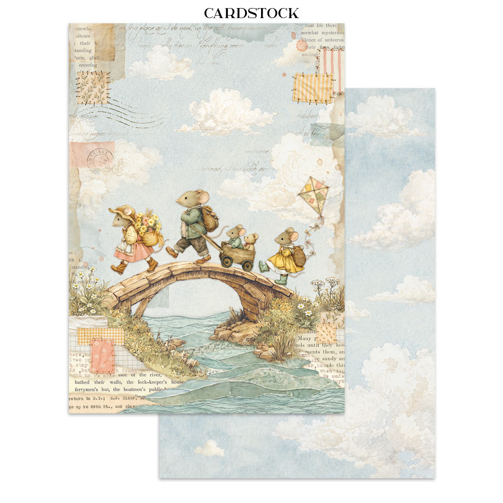 Stamperia Cozy Family Junk Journal Stickers, Backgrounds, Cut-Outs - SBJK32