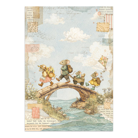 Stamperia Cozy Family Junk Journal Stickers, Backgrounds, Cut-Outs - SBJK32