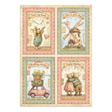 Stamperia Cozy Family Junk Journal Stickers, Backgrounds, Cut-Outs - SBJK32