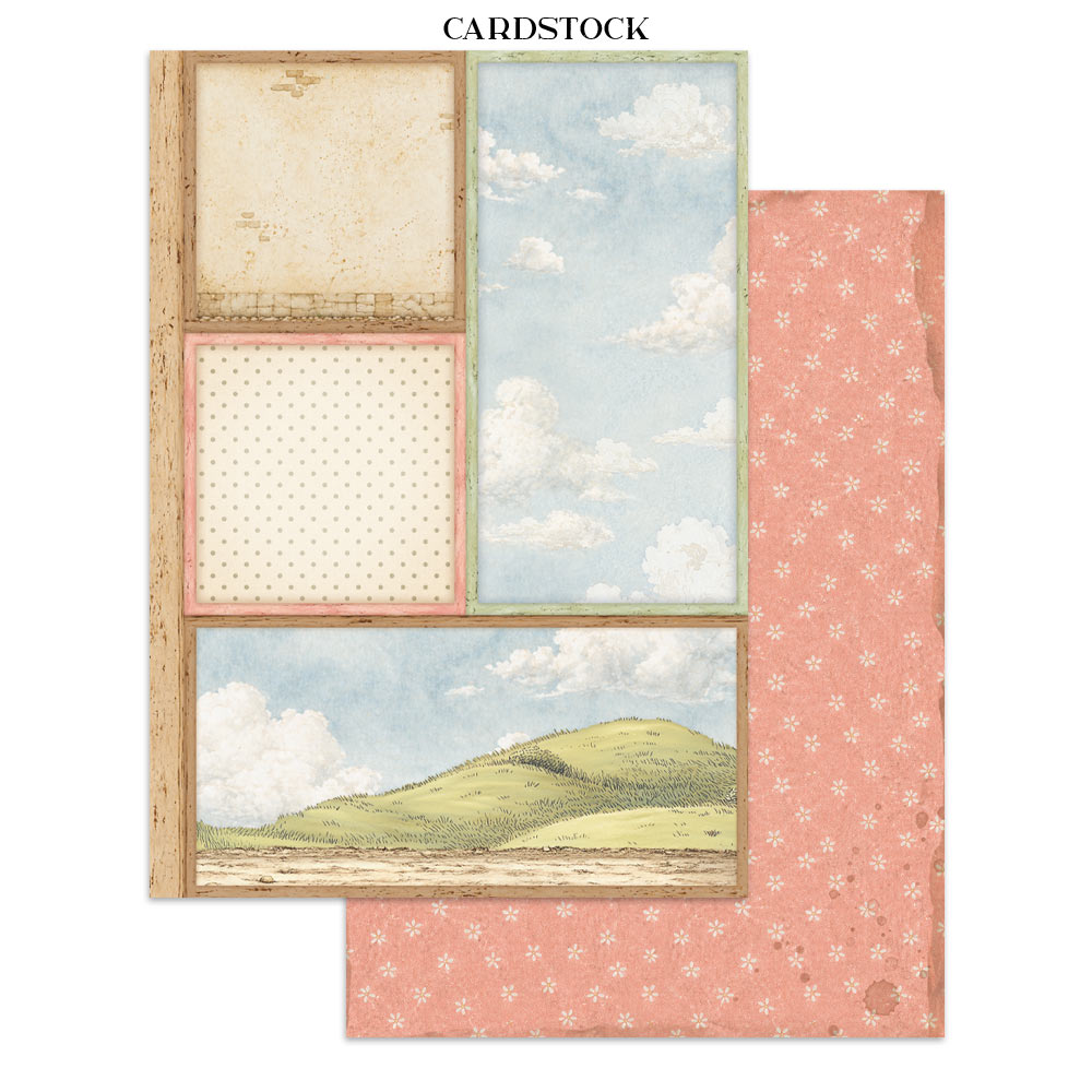 Stamperia Cozy Family Junk Journal Stickers, Backgrounds, Cut-Outs - SBJK32