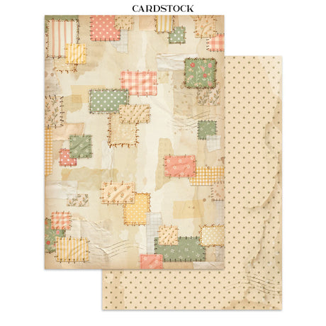 Stamperia Cozy Family Junk Journal Stickers, Backgrounds, Cut-Outs - SBJK32