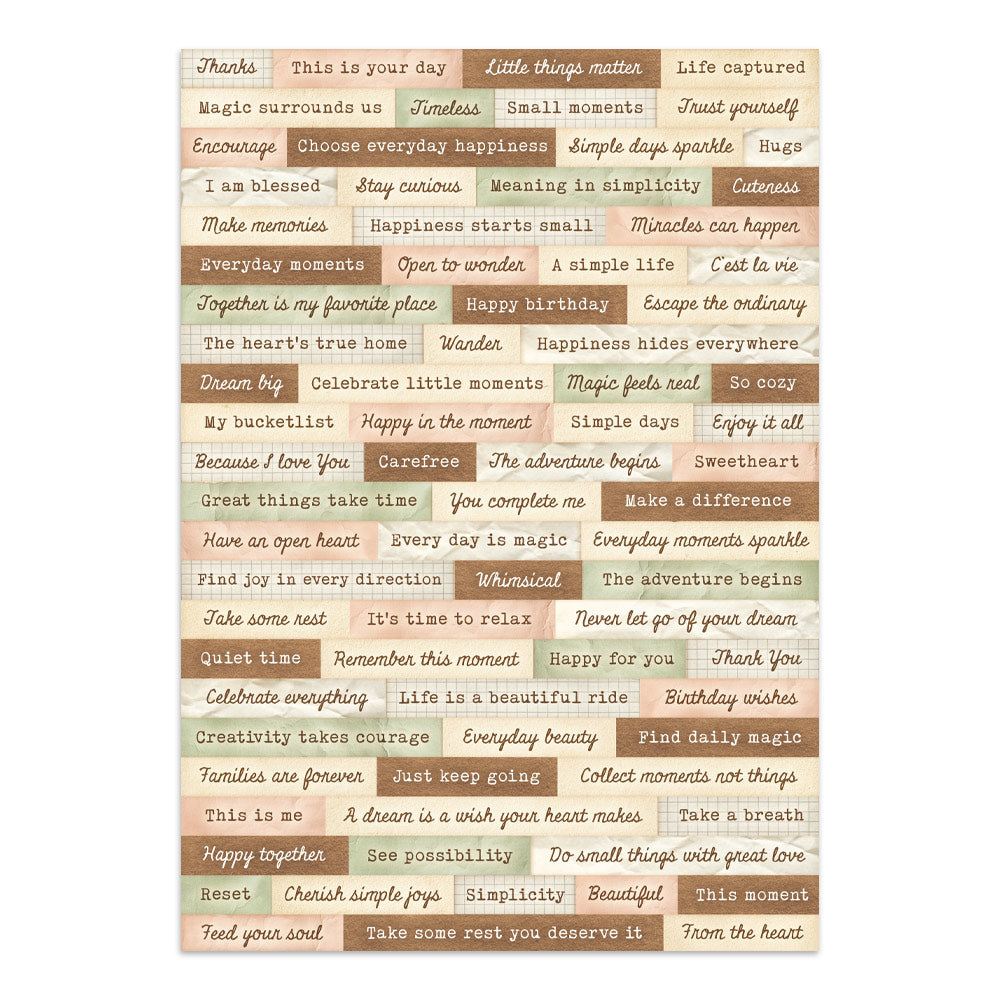 Stamperia Cozy Family Junk Journal Stickers, Backgrounds, Cut-Outs - SBJK32