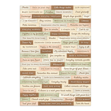 Stamperia Cozy Family Junk Journal Stickers, Backgrounds, Cut-Outs - SBJK32