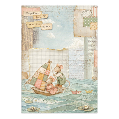 Stamperia Cozy Family Junk Journal Stickers, Backgrounds, Cut-Outs - SBJK32