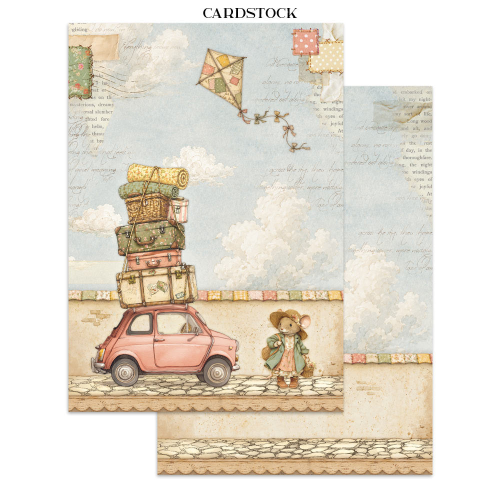 Stamperia Cozy Family Junk Journal Stickers, Backgrounds, Cut-Outs - SBJK32