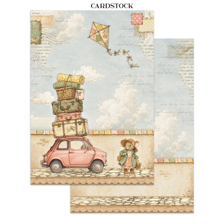 Stamperia Cozy Family Junk Journal Stickers, Backgrounds, Cut-Outs - SBJK32
