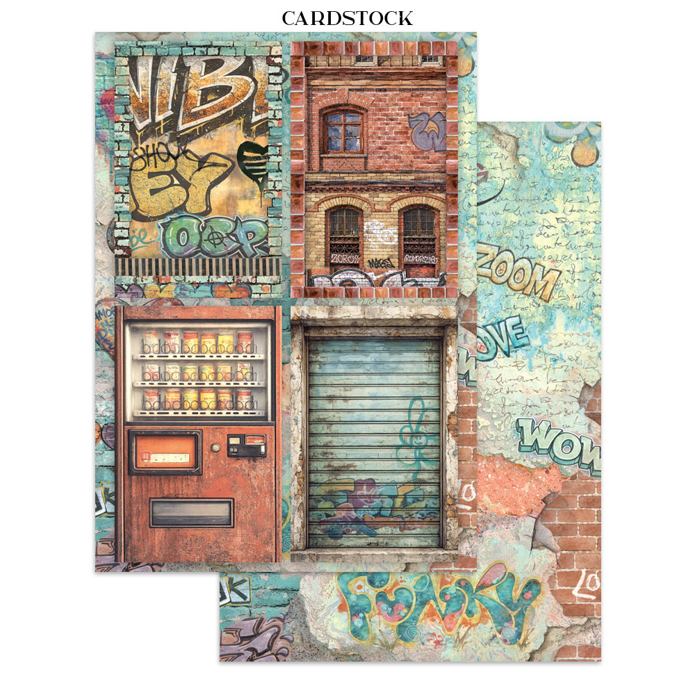 Stamperia Furry Friends 2 Junk Journal Stickers, Backgrounds, Cut-Outs by Antonis Tzanidakis - SBJK33