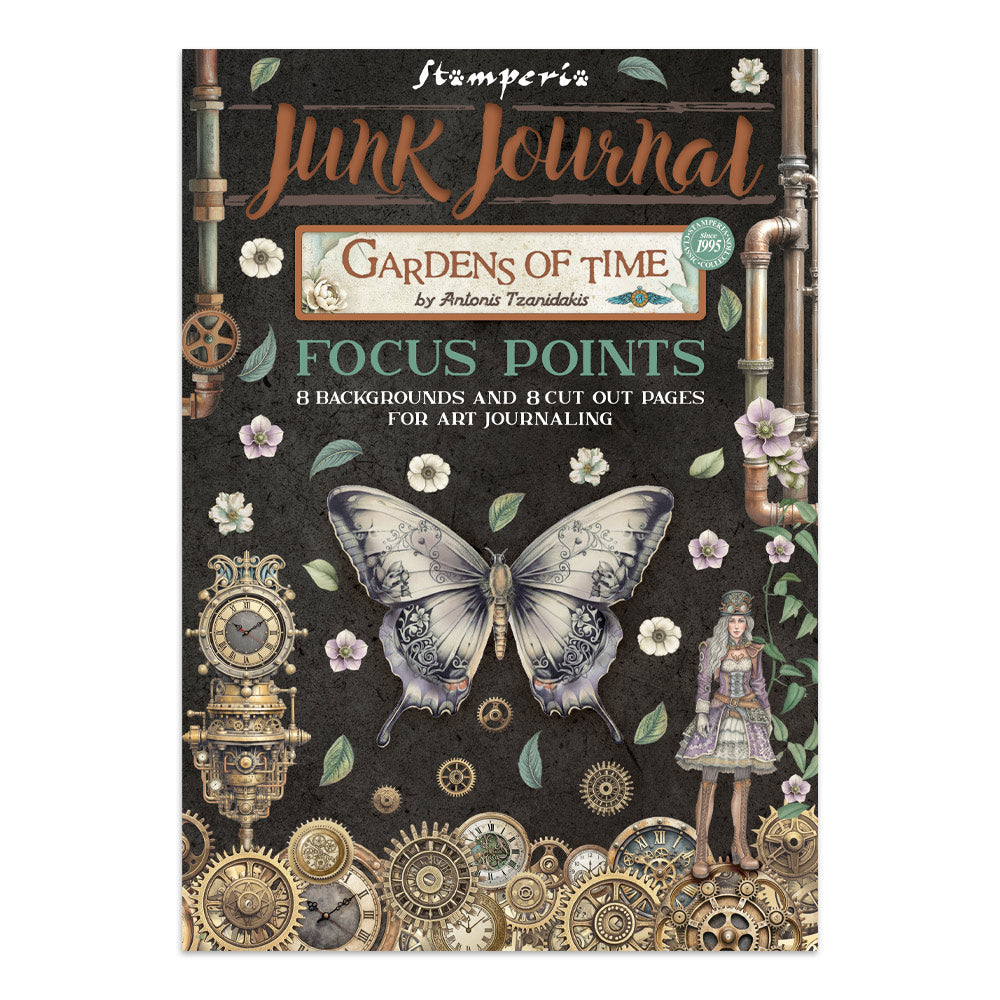 Stamperia Gardens of Time Junk Journal Focus Points (SBJKS01)