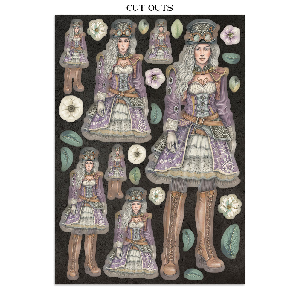 Stamperia Gardens of Time Junk Journal Focus Points (SBJKS01)