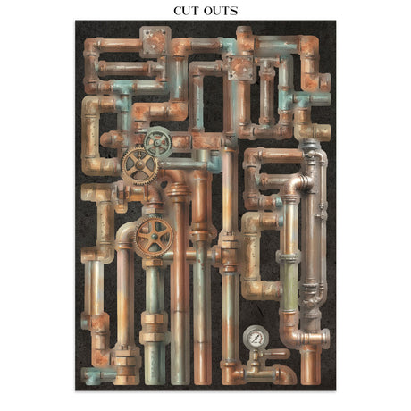 Stamperia Gardens of Time Junk Journal Focus Points (SBJKS01)