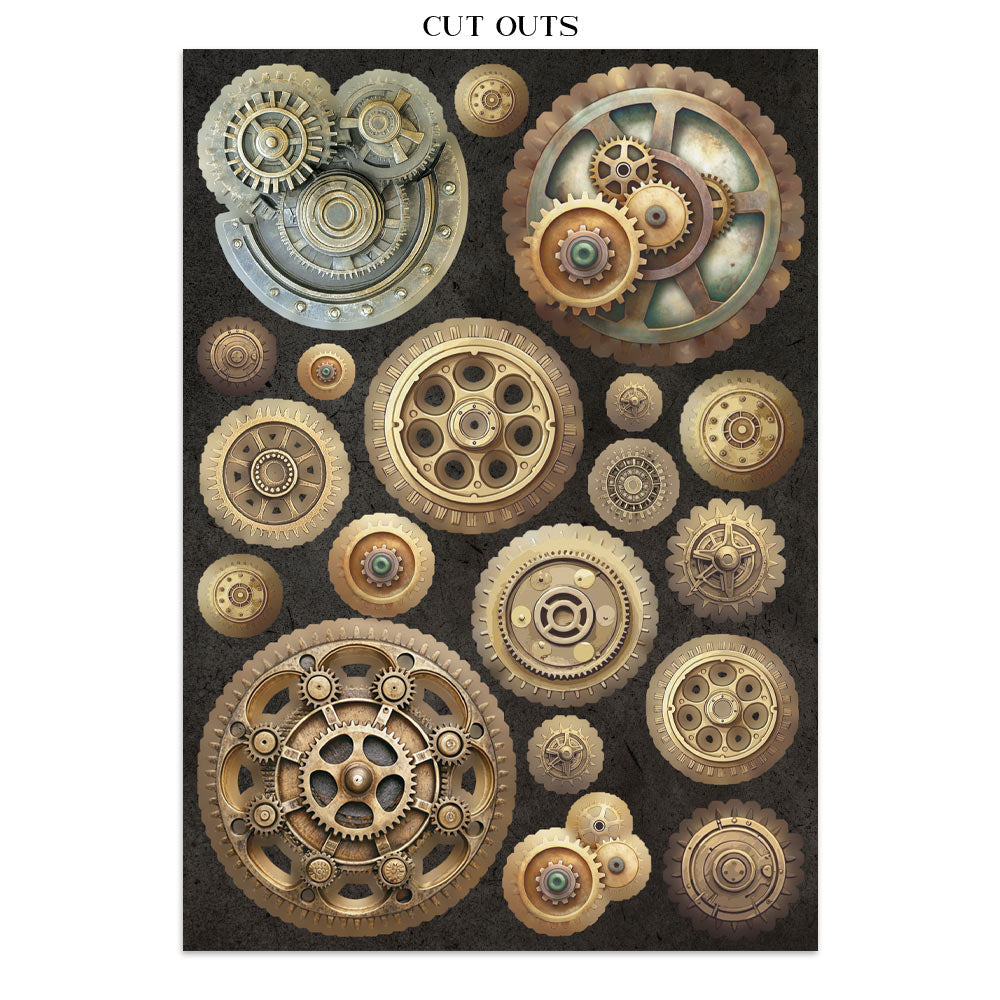 Stamperia Gardens of Time Junk Journal Focus Points (SBJKS01)