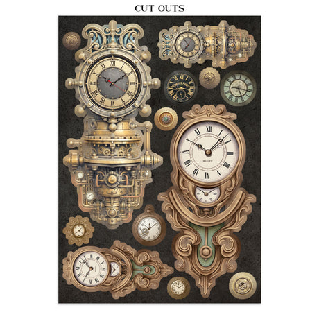 Stamperia Gardens of Time Junk Journal Focus Points (SBJKS01)