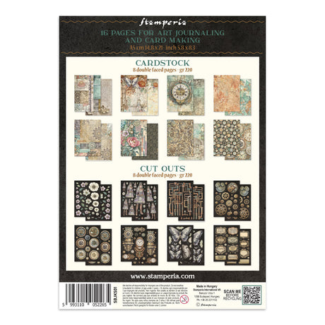 Stamperia Gardens of Time Junk Journal Focus Points (SBJKS01)