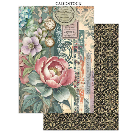Stamperia Gardens of Time Junk Journal Focus Points (SBJKS01)