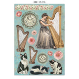Stamperia Symphony Junk Journal A5 Focus Points by Sara Alcobendas (SBJKS03)