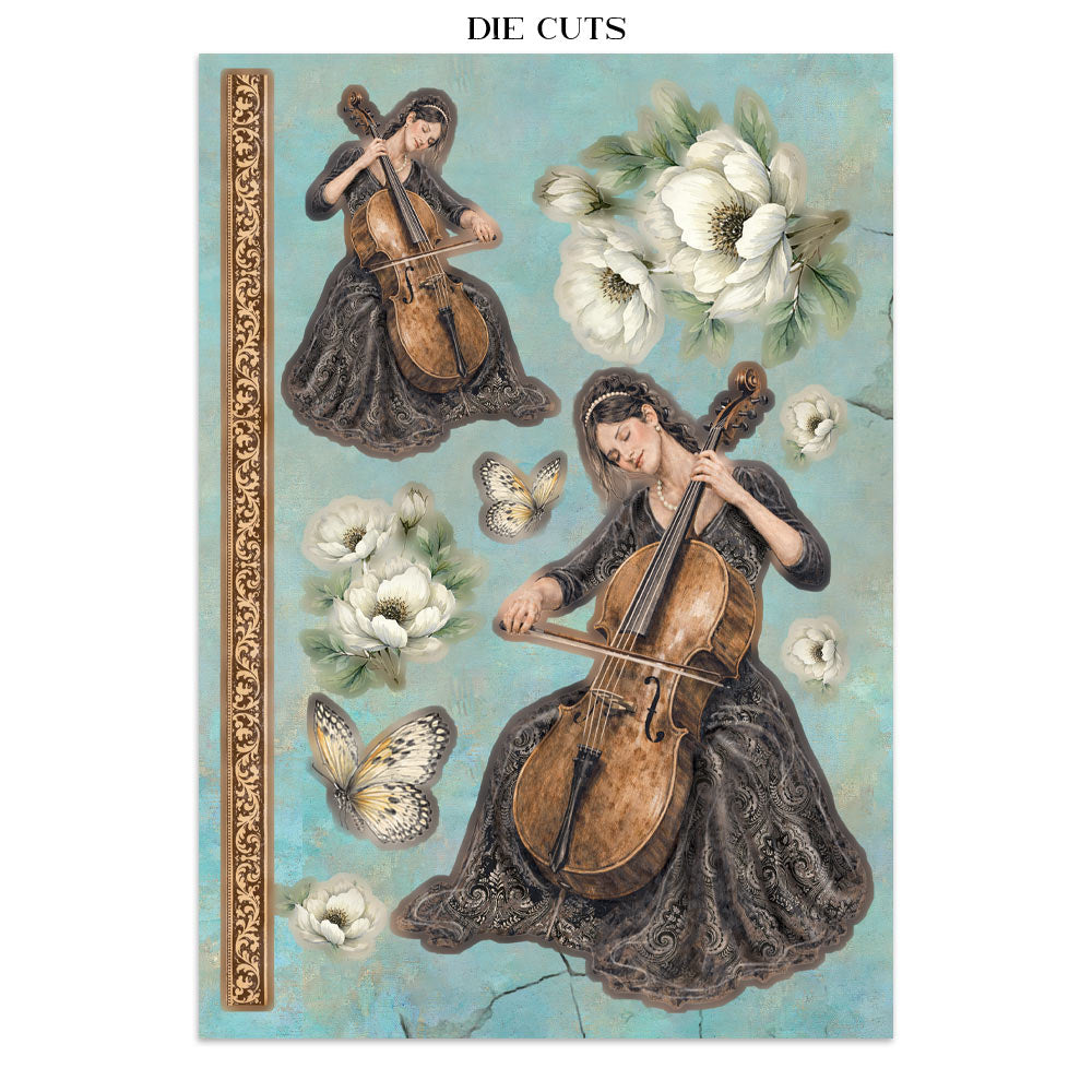 Stamperia Symphony Junk Journal A5 Focus Points by Sara Alcobendas (SBJKS03)