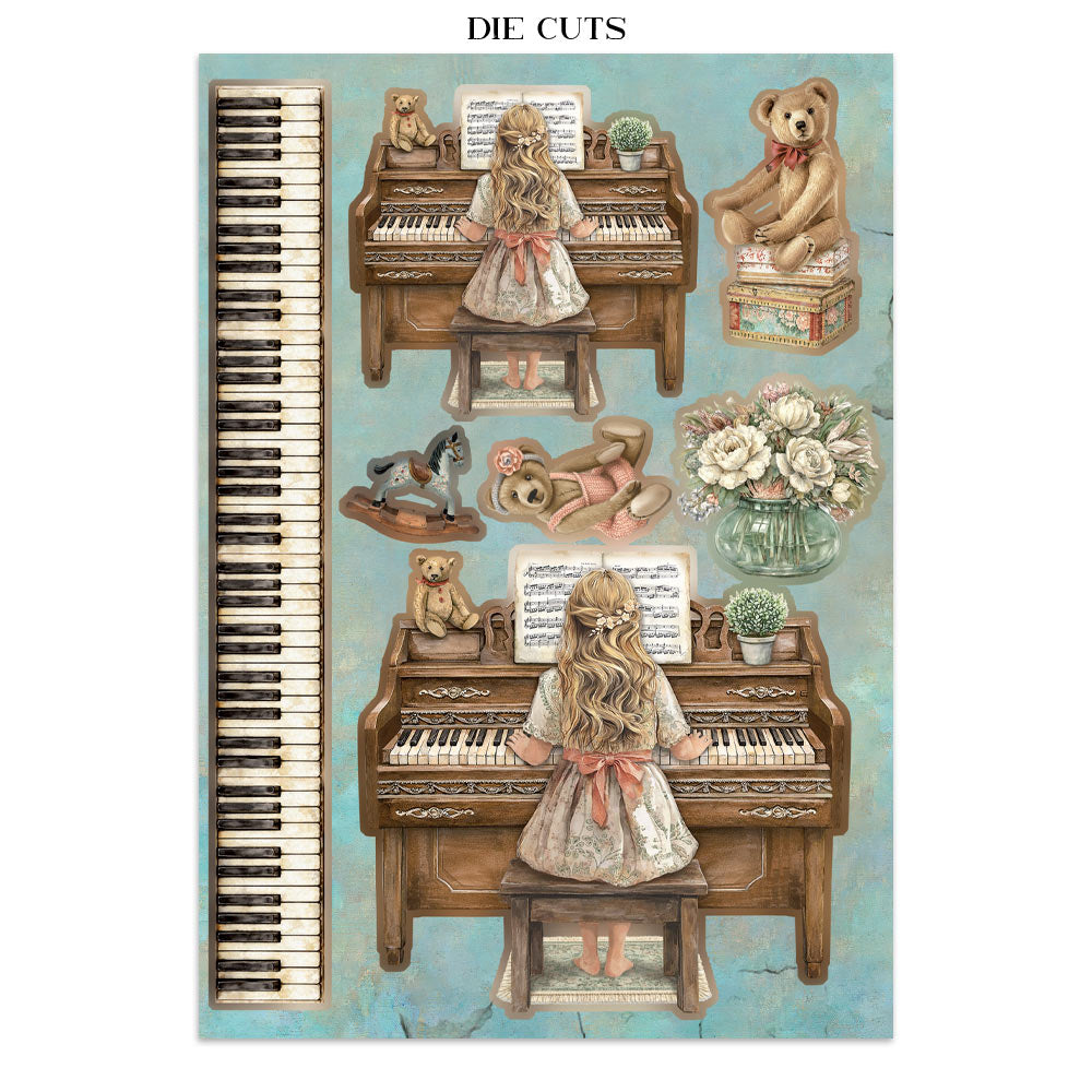 Stamperia Symphony Junk Journal A5 Focus Points by Sara Alcobendas (SBJKS03)