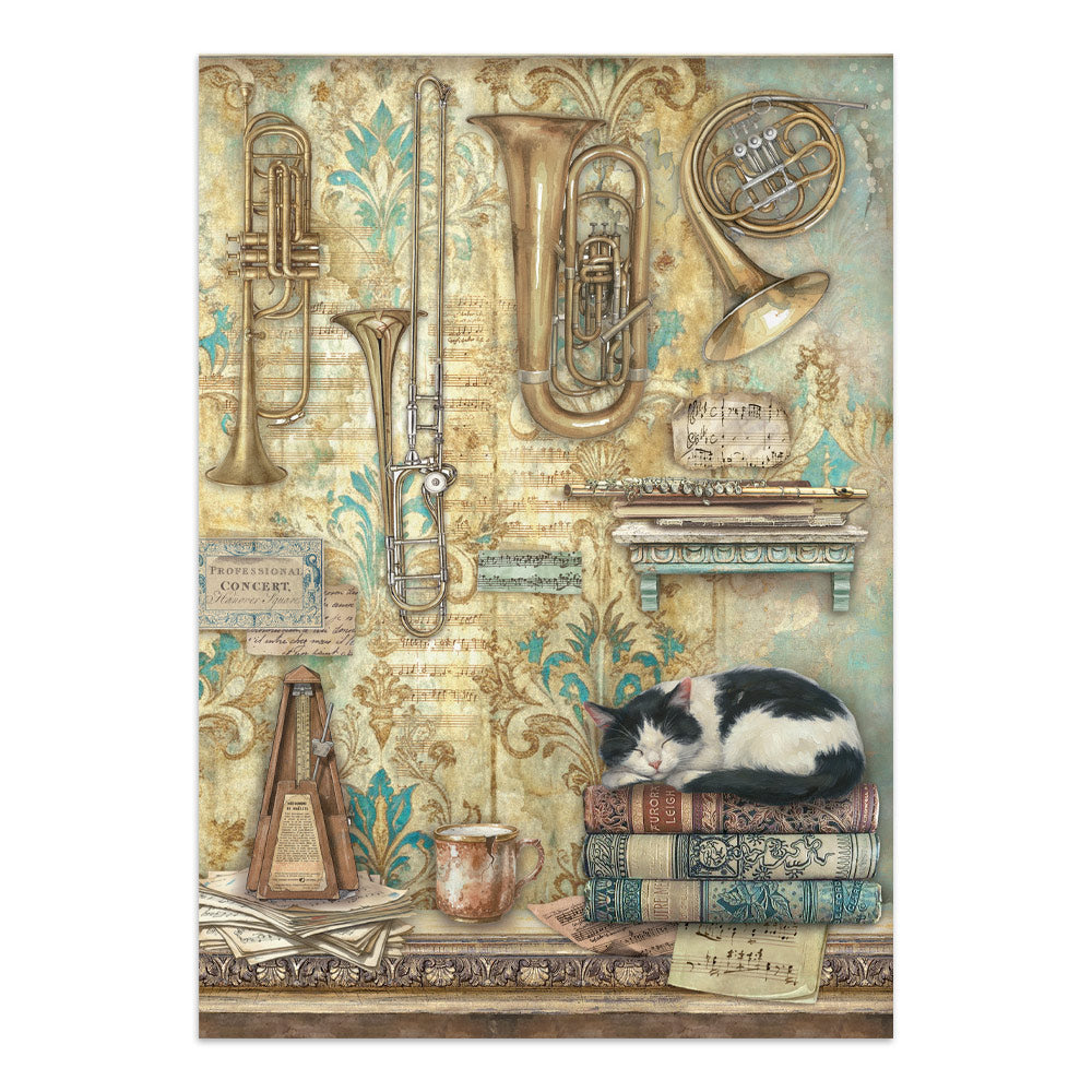 Stamperia Symphony Junk Journal A5 Focus Points by Sara Alcobendas (SBJKS03)