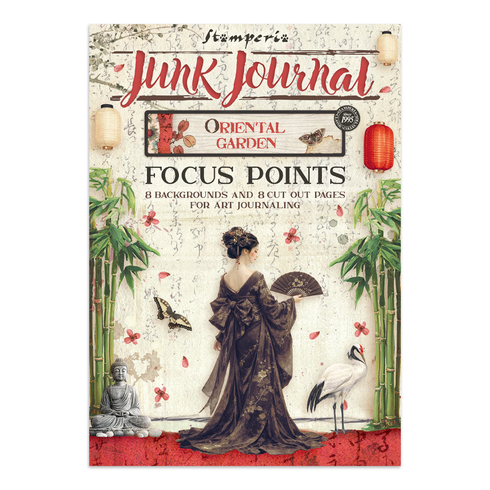 Stamperia Oriental Garden Junk Journal A5 Focus Points (SBJKS05)