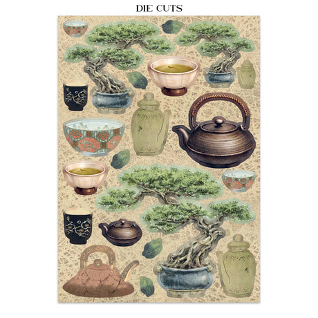Stamperia Oriental Garden Junk Journal A5 Focus Points (SBJKS05)