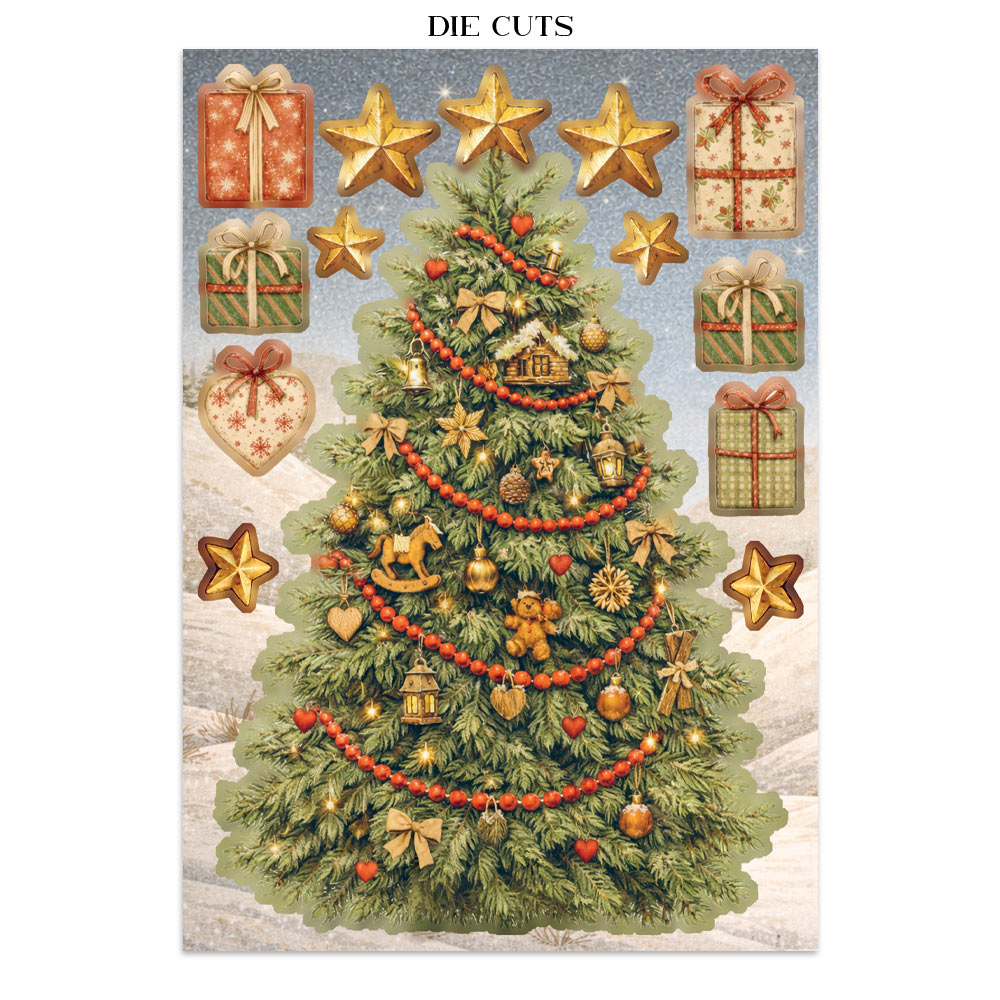 Stamperia Silent Night Junk Journal A5 Focus Points - SBJKS06