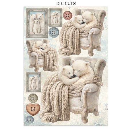 Stamperia White Christmas Junk Journal A5 Focus Points by Cristina Radovan - SBJKS07
