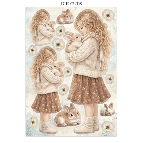 Stamperia White Christmas Junk Journal A5 Focus Points by Cristina Radovan - SBJKS07