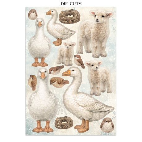 Stamperia White Christmas Junk Journal A5 Focus Points by Cristina Radovan - SBJKS07