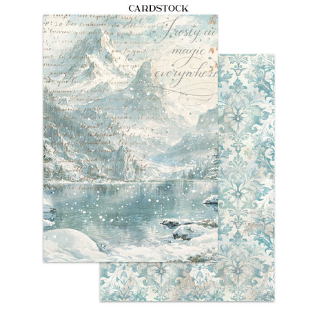 Stamperia White Christmas Junk Journal A5 Focus Points by Cristina Radovan - SBJKS07