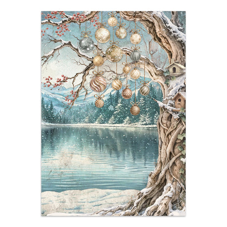 Stamperia White Christmas Junk Journal A5 Focus Points by Cristina Radovan - SBJKS07