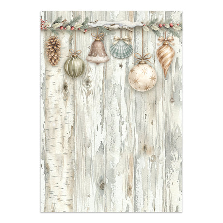 Stamperia White Christmas Junk Journal A5 Focus Points by Cristina Radovan - SBJKS07