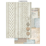 Stamperia White Christmas Junk Journal A5 Focus Points by Cristina Radovan - SBJKS07