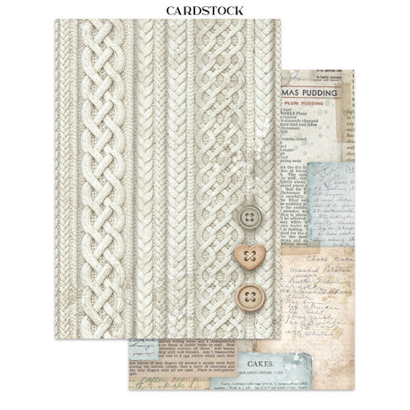 Stamperia White Christmas Junk Journal A5 Focus Points by Cristina Radovan - SBJKS07