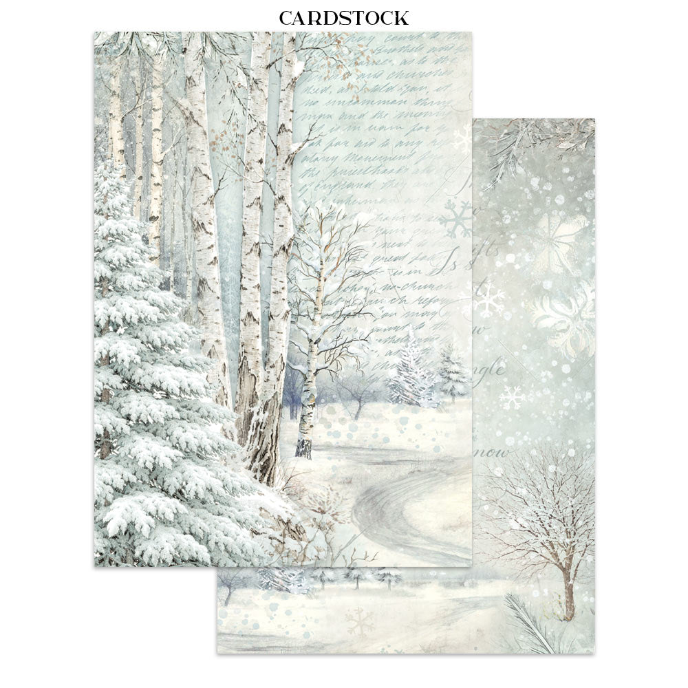 Stamperia White Christmas Junk Journal A5 Focus Points by Cristina Radovan - SBJKS07