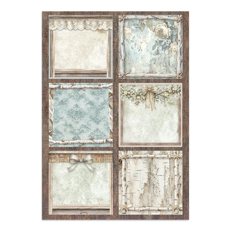 Stamperia White Christmas Junk Journal A5 Focus Points by Cristina Radovan - SBJKS07