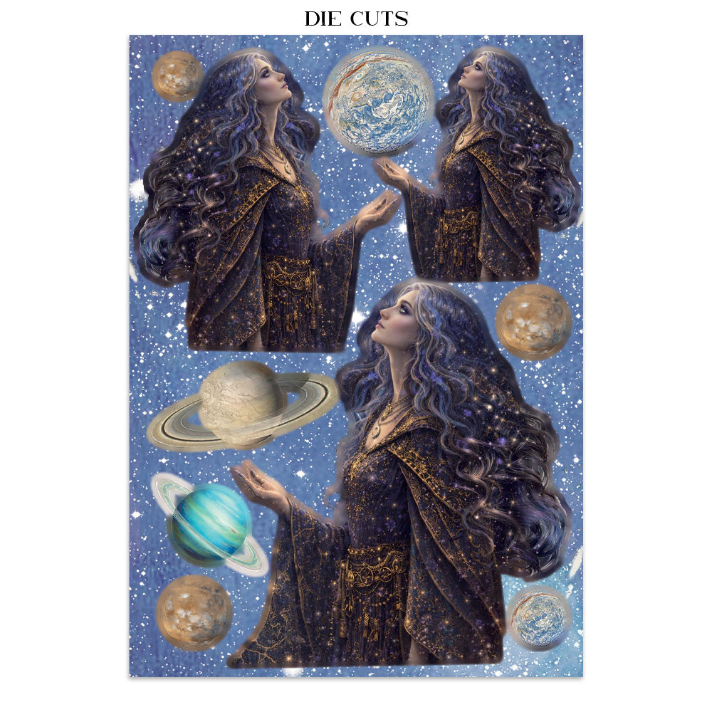 Stamperia Cosmos Junk Journal A5 Focus Points by Cristina Radovan - SBJKS08