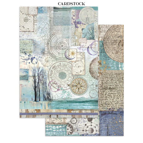 Stamperia Cosmos Junk Journal A5 Focus Points by Cristina Radovan - SBJKS08