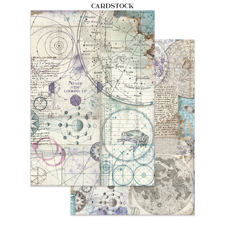 Stamperia Cosmos Junk Journal A5 Focus Points by Cristina Radovan - SBJKS08