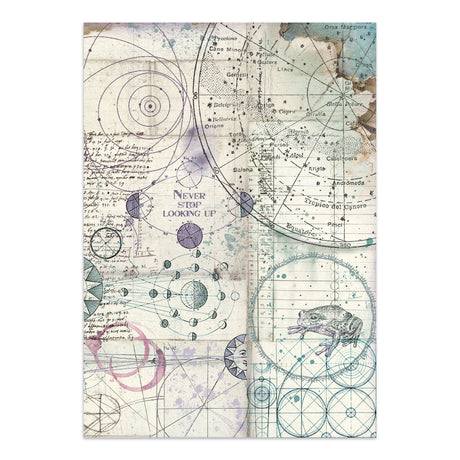 Stamperia Cosmos Junk Journal A5 Focus Points by Cristina Radovan - SBJKS08