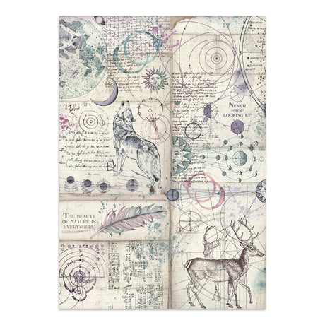 Stamperia Cosmos Junk Journal A5 Focus Points by Cristina Radovan - SBJKS08