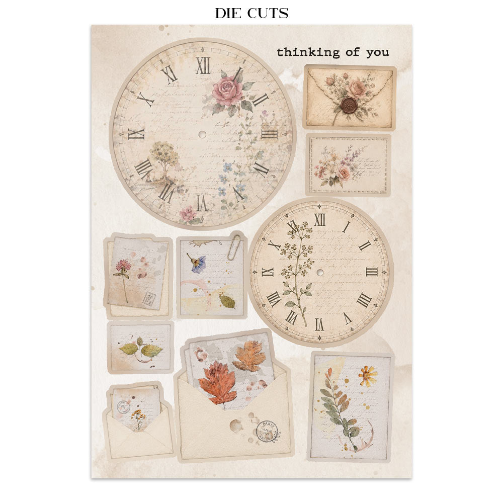Stamperia Flowers and Poems Junk Journal A5 Focus Points - SBJKS10