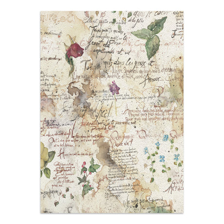 Stamperia Flowers and Poems Junk Journal A5 Focus Points - SBJKS10