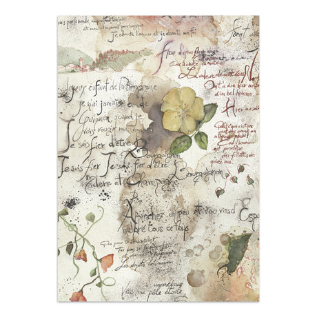 Stamperia Flowers and Poems Junk Journal A5 Focus Points - SBJKS10