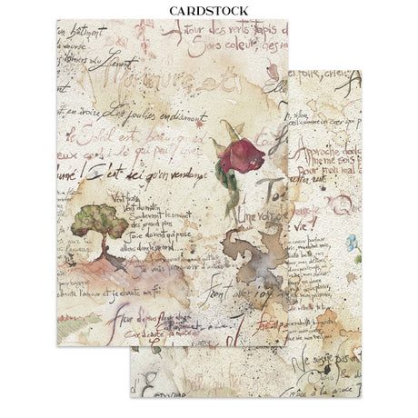 Stamperia Flowers and Poems Junk Journal A5 Focus Points - SBJKS10