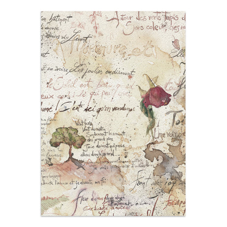 Stamperia Flowers and Poems Junk Journal A5 Focus Points - SBJKS10