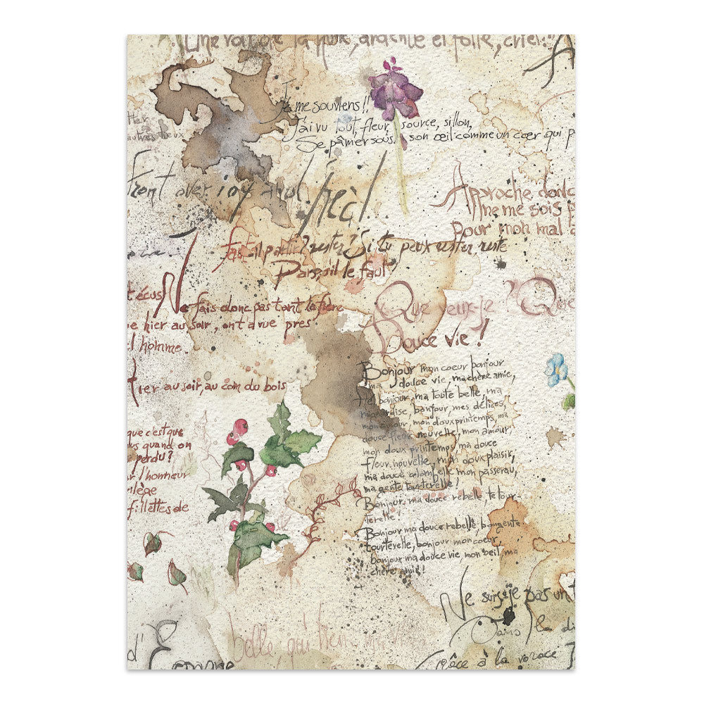 Stamperia Flowers and Poems Junk Journal A5 Focus Points - SBJKS10