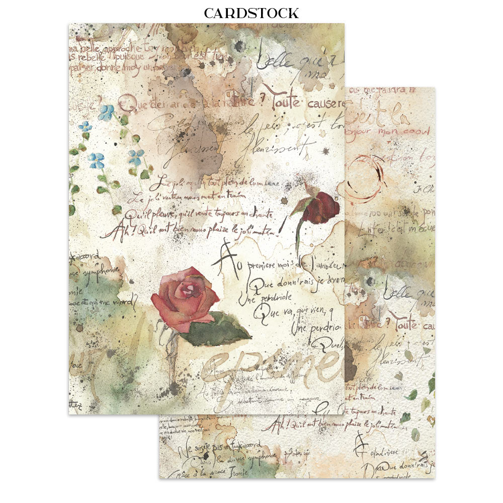 Stamperia Flowers and Poems Junk Journal A5 Focus Points - SBJKS10
