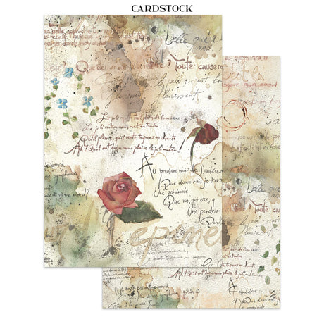 Stamperia Flowers and Poems Junk Journal A5 Focus Points - SBJKS10