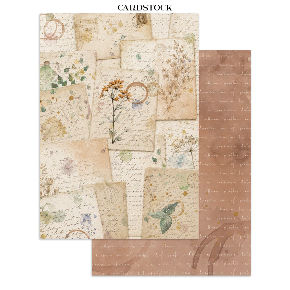 Stamperia Flowers and Poems Junk Journal A5 Focus Points - SBJKS10